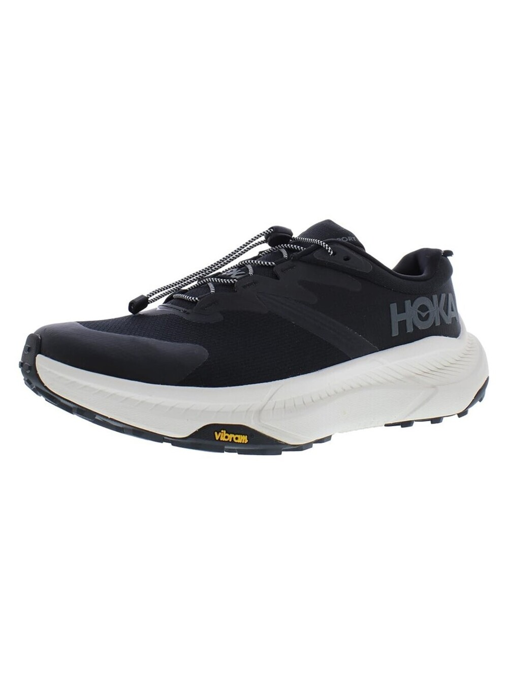Hoka Women's Transport Black/Alabaster 7 Medium